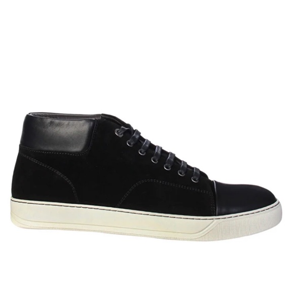 Lanvin Mid-top Toe Cap Sneakers - Picture 2 of 10